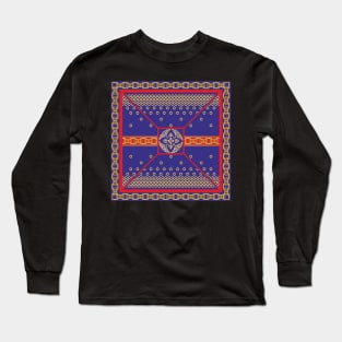 Gold chains, Geometric shapes Long Sleeve T-Shirt